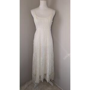 Hollister NWT feminine romantic lace corset lace up sides dress XS